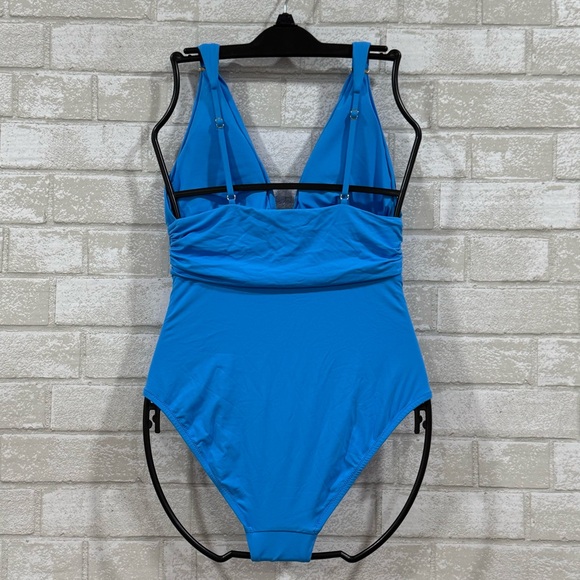 MELISSA ODABASH PANAREA ONE PIECE SWIMSUIT - OCEAN - SZ - 10 .US - Picture 7 of 14